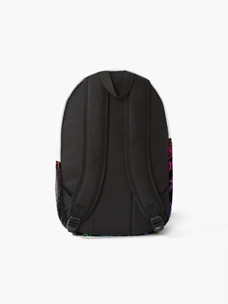 Alternate view of Dice Pattern D20 Rainbow Backpack
