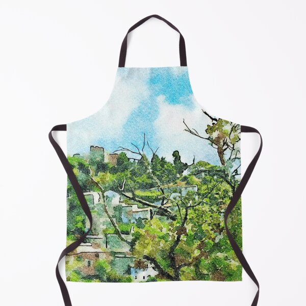 Item preview, Landscape with village on the hill and trees designed and sold by Giuseppe Cocco.