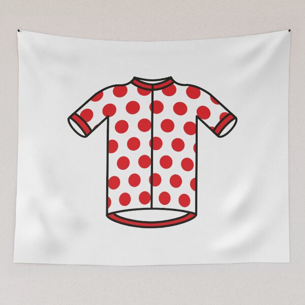 Item preview, Polka Dot Climbers Cycling Jersey designed and sold by Radradrad.