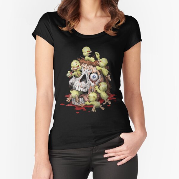 One-day zombies Fitted Scoop T-Shirt