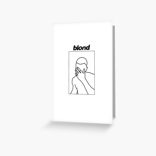 frank ocean blonde album cover outline