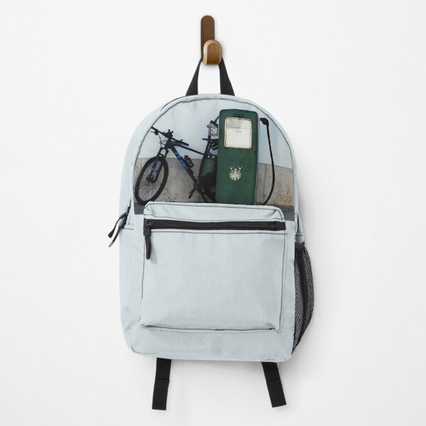 Item preview, Vintage gas pump with attached bike designed and sold by Anna Lemos.
