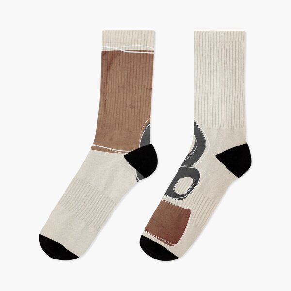 Item preview, Retro Abstract Design in Charcoal Grey and Cinnamon designed and sold by simplydesignart.
