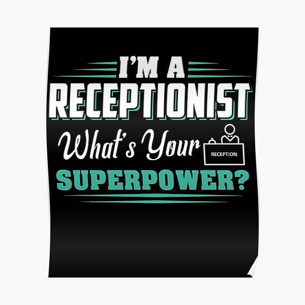 Receptionist Day Posters Redbubble