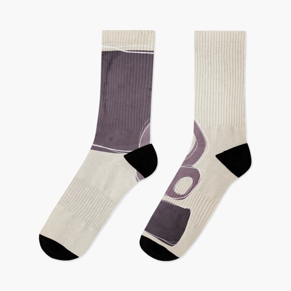 Item preview, Retro Abstract Design in Mauve and Aubergine designed and sold by simplydesignart.