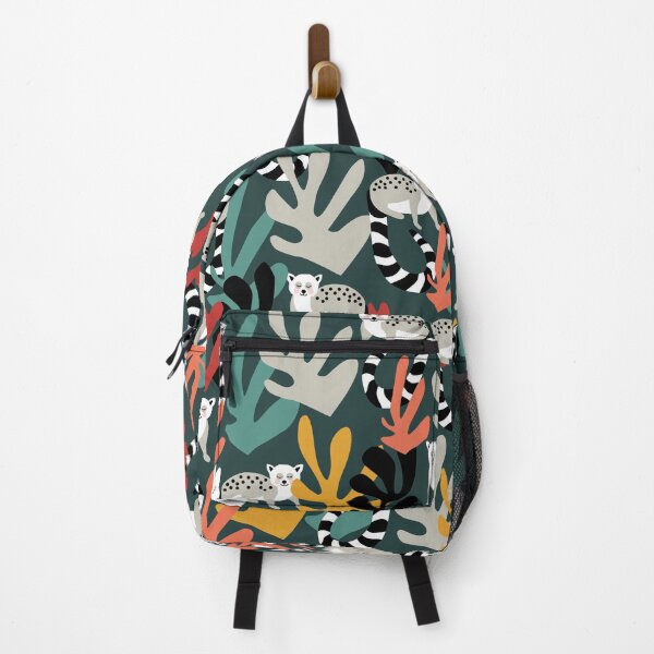 Item preview, Cute Lemur Print with Tropical Leaves designed and sold by kapotka.
