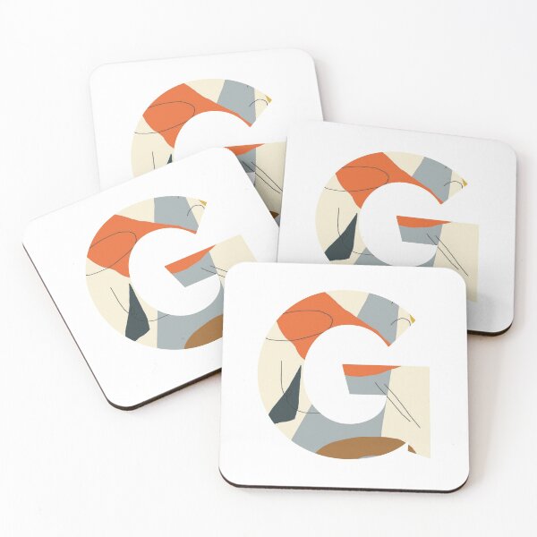 Item preview, Abstract tropical alphabet letters designed and sold by Prerana Jain.