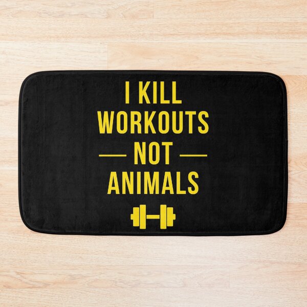 Item preview, I Kill Workouts Not Animals - Vegan Athlete designed and sold by m95sim.