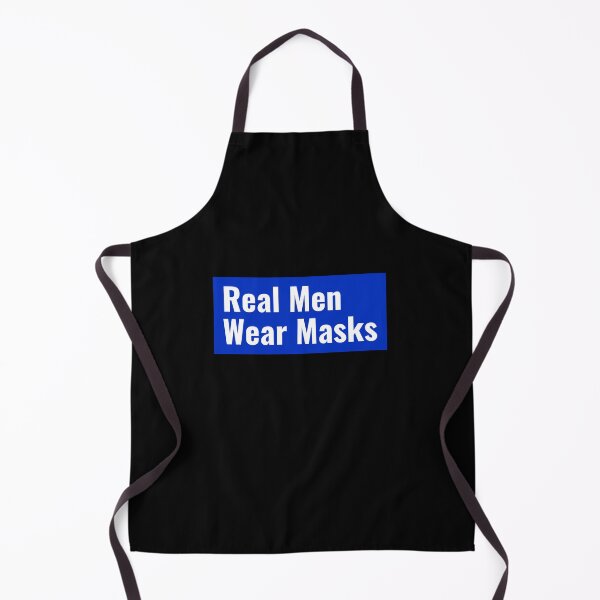 Item preview, Real Men Wear Masks designed and sold by friendlyspoon.