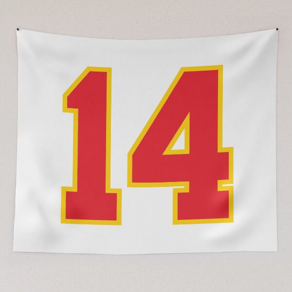 Item preview, 14 Jersey Number, Fourteen Red designed and sold by elhefe.
