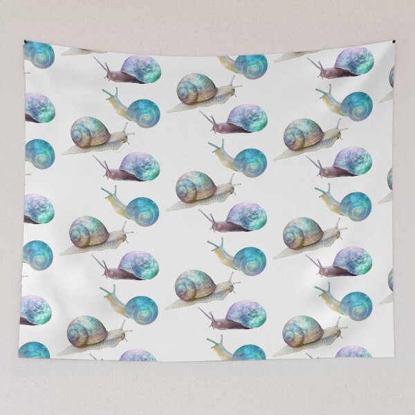 Item preview, Three Pastel Galaxy Space Snails designed and sold by WildRose271.