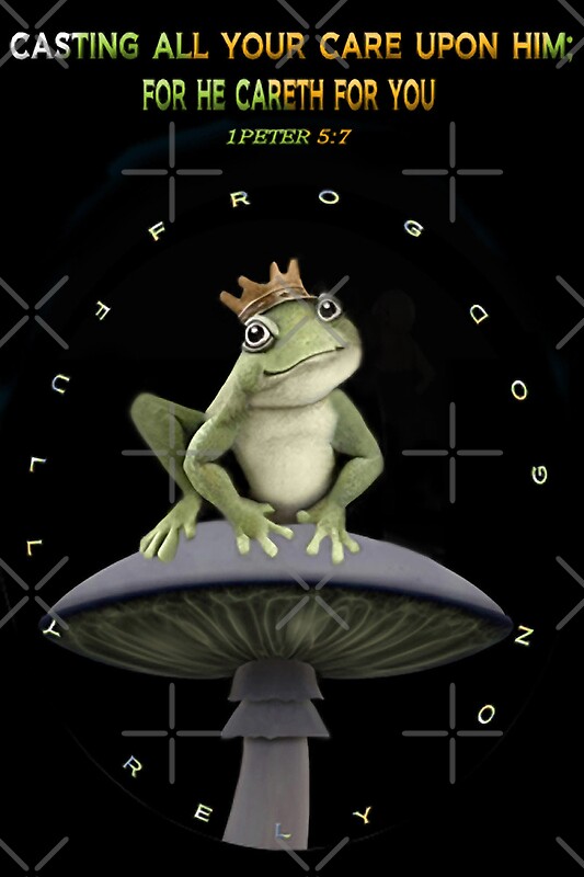 FROG PICTURE WITH BIBLICAL TEXT｡ ‿ ｡ " by Bonita ђєℓℓσ Redbubble
