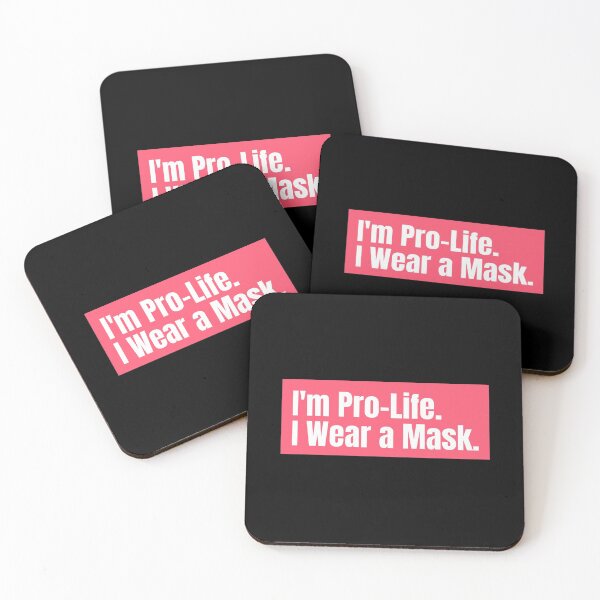 Item preview, I'm Pro-Life. I Wear a Mask. designed and sold by friendlyspoon.