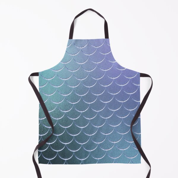Item preview, Minimalist Fish Scale Pattern in Iridescent Blue 22 designed and sold by simplydesignart.
