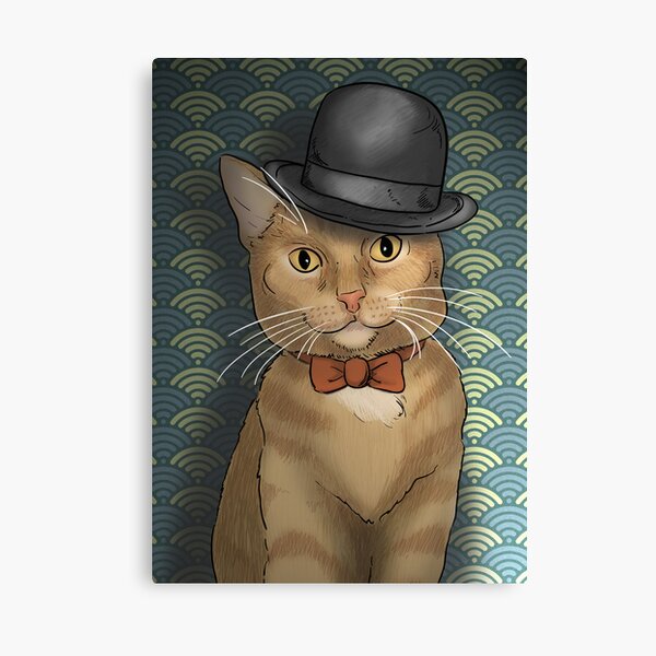 The Dapper Cat Canvas Print