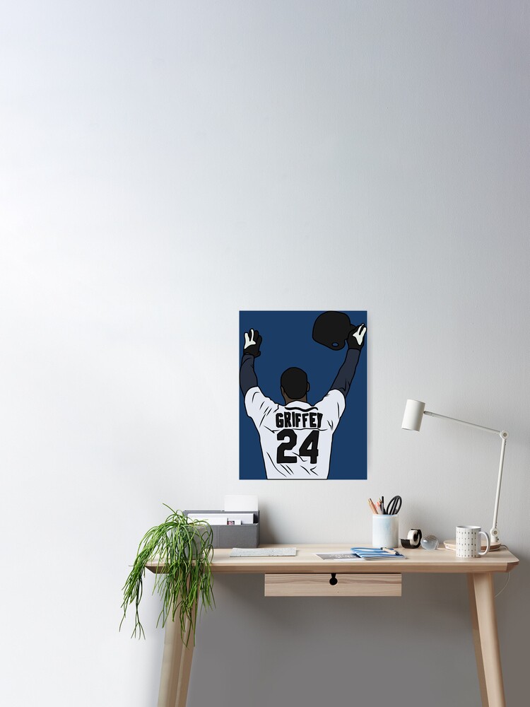 Ken Griffey Jr. Celebration Poster for Sale by RatTrapTees