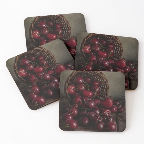 Item preview, Still life with fresh cherries designed and sold by JBlaminsky.