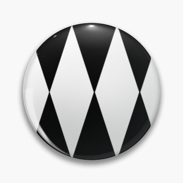 Item preview,  LARGE BLACK AND WHITE HARLEQUIN- DIAMOND- ARGYLE  PATTERN DESIGNED FOR HOME DECOR AND CLOTHING designed and sold by ozcushionstoo.