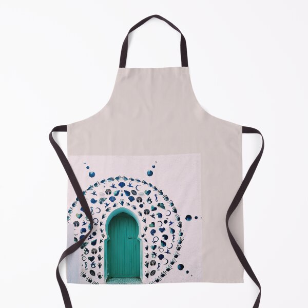 Item preview, Blue Moroccan Sea Shell Door, Asilah designed and sold by Wanderlora.
