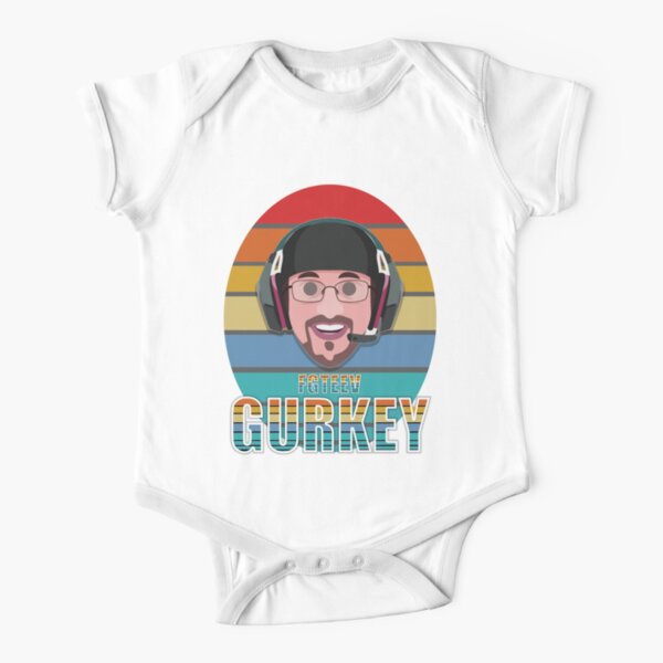 Fgteev Gurkey Roblox Baby One Piece By Alison001 Redbubble - details about roblox fgteev childrens suit short sleeved t shirt two piece childrens casual