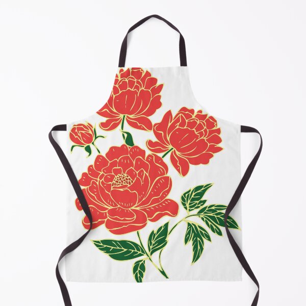 Item preview, Red Peonies #1 designed and sold by HeadRubble.
