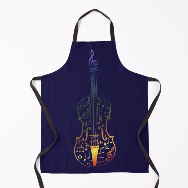 Item preview, Colorful Violin with Notes designed and sold by AnnArtshock.