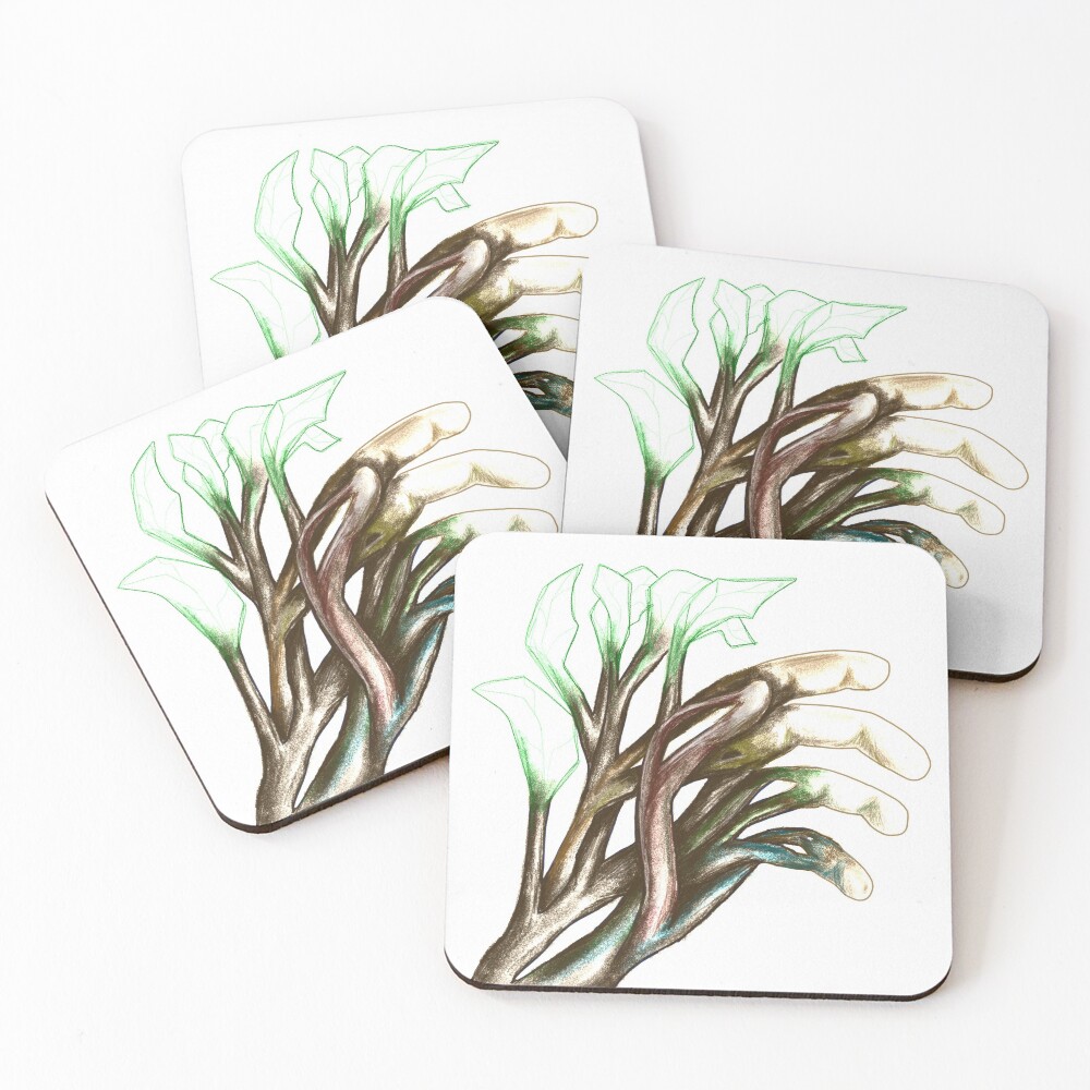 Item preview, Coasters (Set of 4) designed and sold by ScribbleToe.