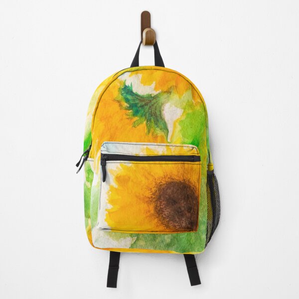 Item preview, Floral bouquet Sunflowers watercolor designed and sold by Red Witch Art.