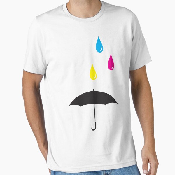 CMYK Rain Essential T-Shirt