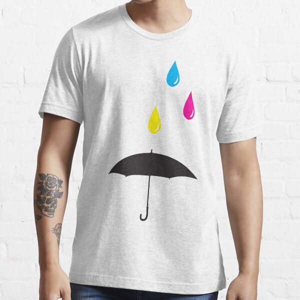 CMYK Rain Essential T-Shirt