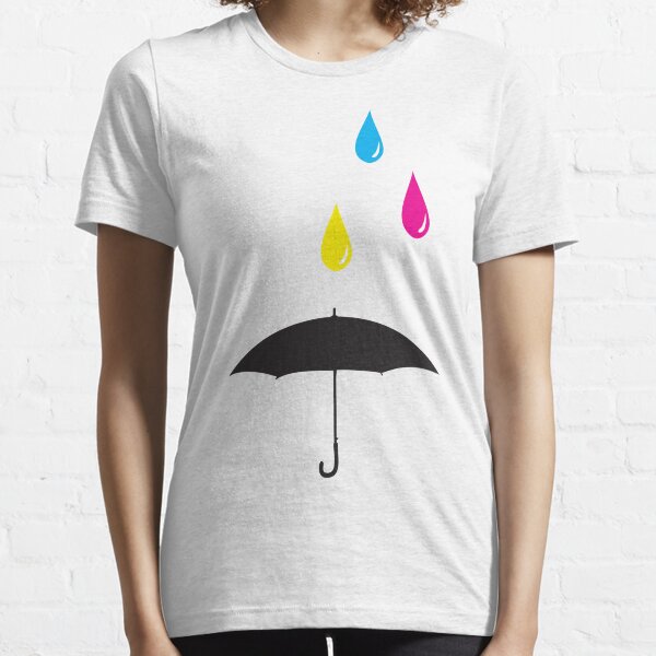 CMYK Rain Essential T-Shirt