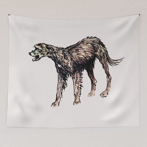 Item preview, Cecil Aldin- Wolfhound designed and sold by Dreamflight.