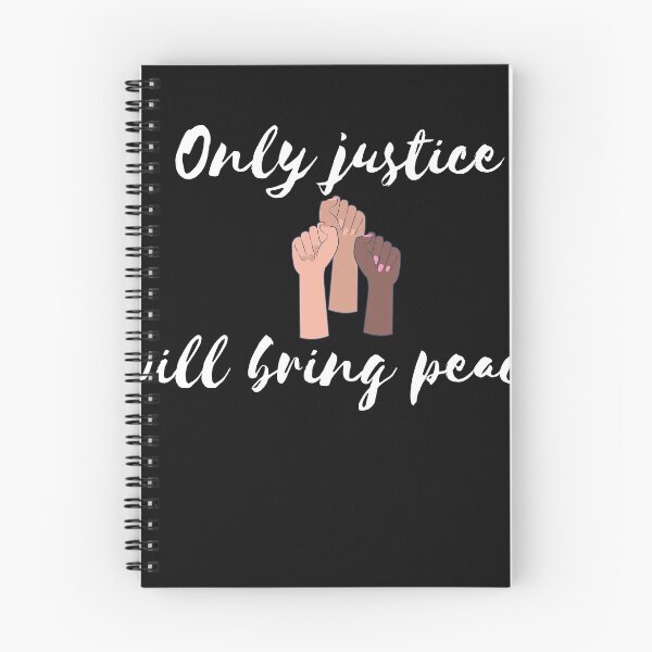 Item preview, Only Justice Will Bring Peace Quote designed and sold by renzel12.