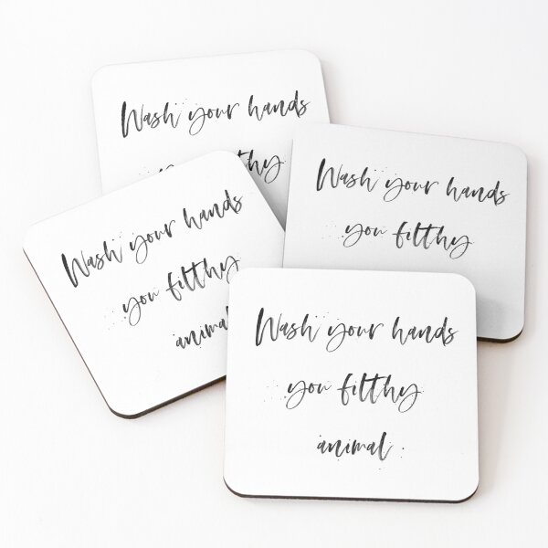 Item preview, Wash your hands you filthy animal designed and sold by SummerSoulCo.