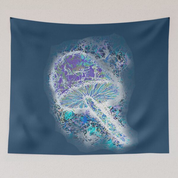Item preview, Mushroom Scribbles (white) designed and sold by anashep.