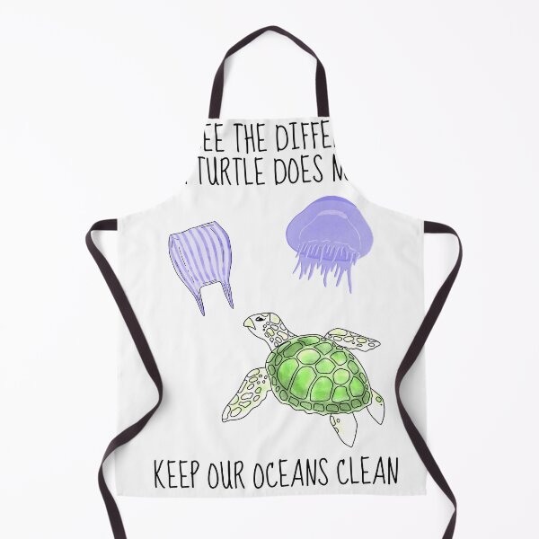 Item preview, Keep Our Oceans Clean - Plastic Free Recycling - Sea Turtle Conservation designed and sold by RockFireMerch.