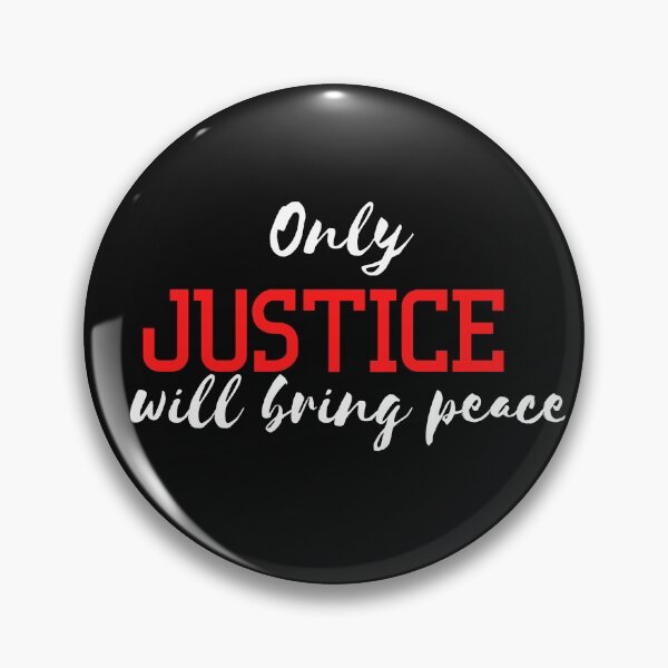 Item preview, Only Justice Will Bring Peace Quote designed and sold by renzel12.