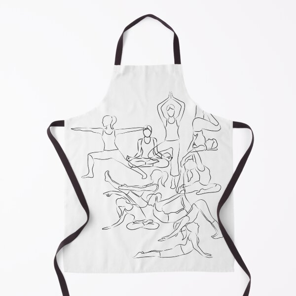 Item preview, Yoga Asanas - drawing designed and sold by XOOXOO.