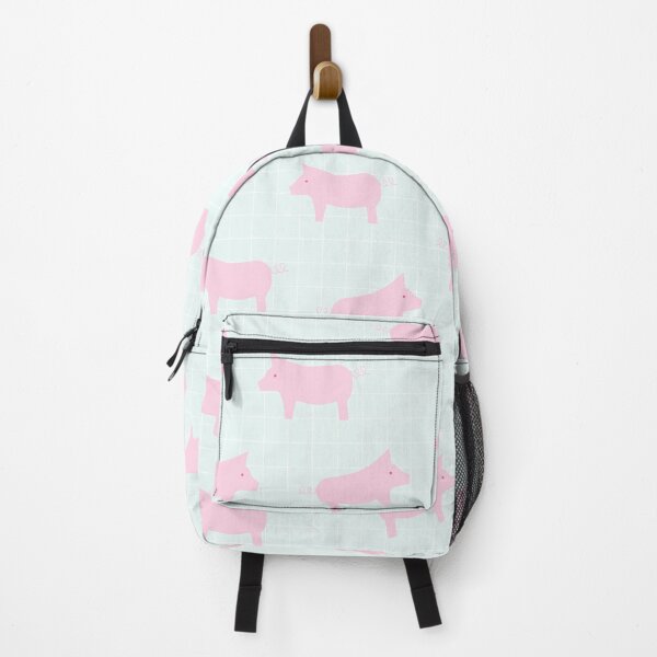 Item preview, Cute Pink Pigs on Blue Background designed and sold by kapotka.