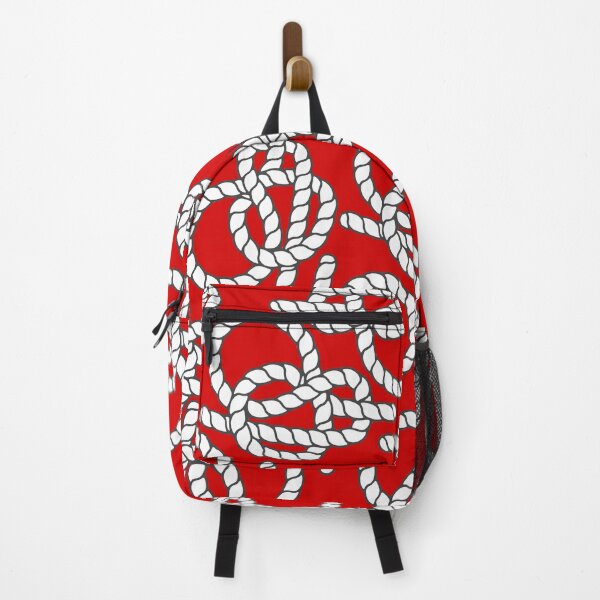 Item preview, Red Nautical Knots Print designed and sold by kapotka.