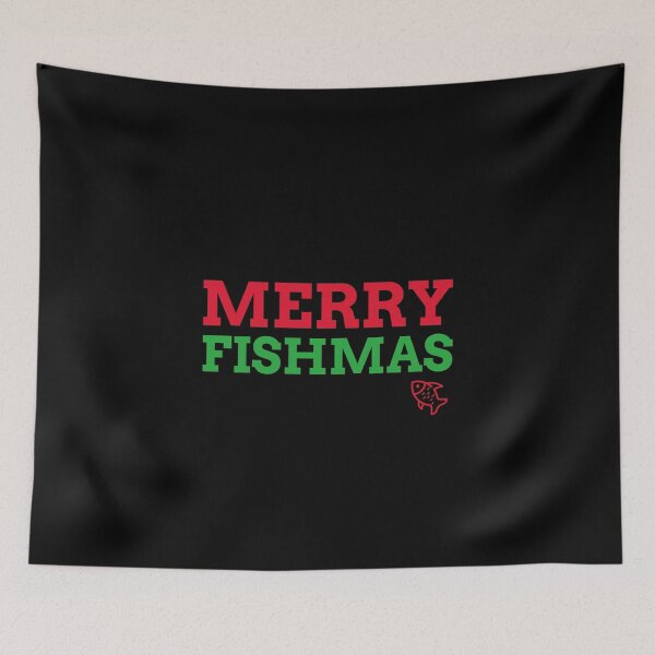 Item preview, Funny Merry Fishmas designed and sold by LadySaltwater.