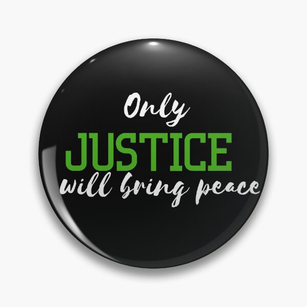 Item preview, Only Justice Will Bring Peace Quote designed and sold by renzel12.
