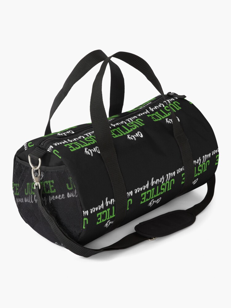justice duffle bag