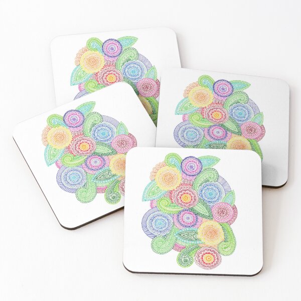 Item preview, Paisley flower doodle designed and sold by SilverBirch14.