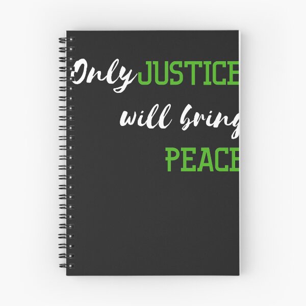 Item preview, Only Justice Will Bring Peace Quote designed and sold by renzel12.