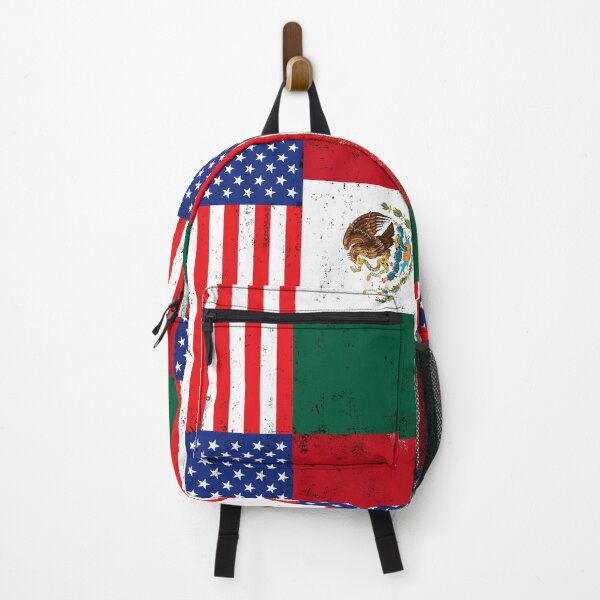 Item preview, USA and Mexico Mix, Mexican and American Flags, Banderas de Mejico & USA designed and sold by #mossasdesign.