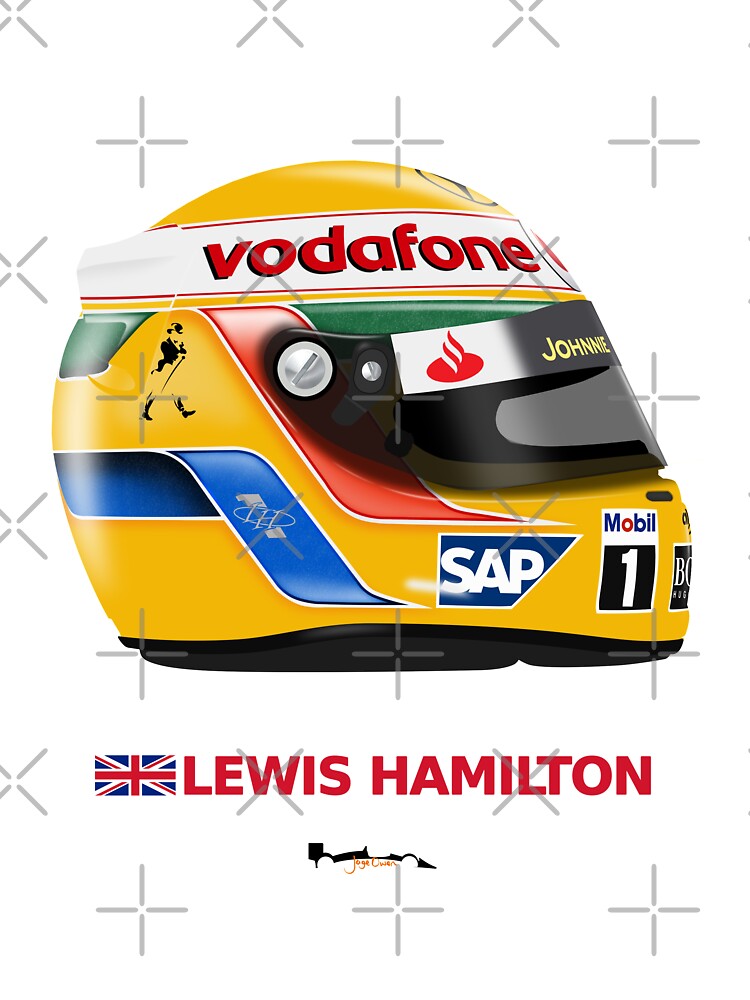 Lewis hamilton 2008 store helmet