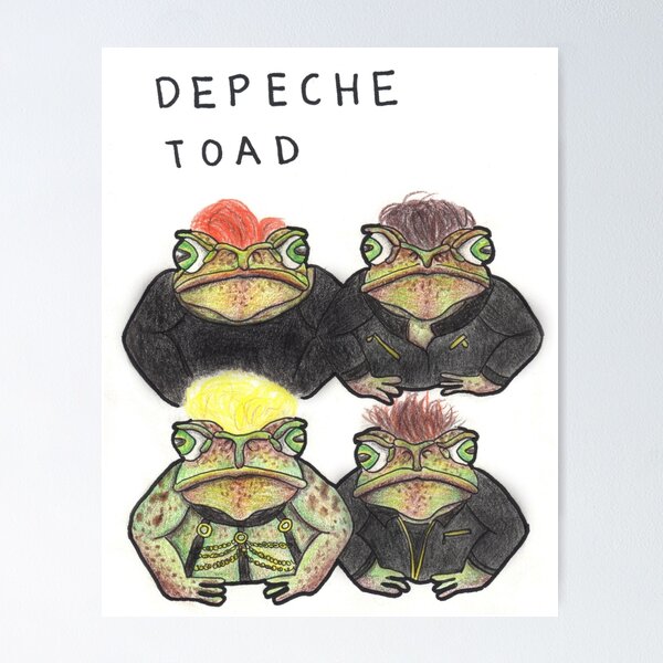 Item preview, Depeche Toad designed and sold by daft-doodles.