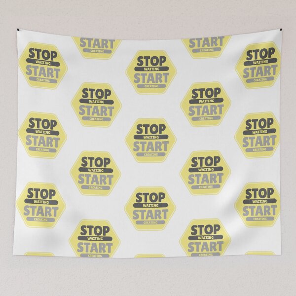 Item preview, Stop waiting Start creating designed and sold by mmb83.