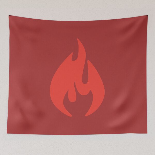 Item preview, Fire Icon on red designed and sold by npdstudio.